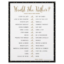 Bruidsfeest spel | Zou Zij Liever Hebben