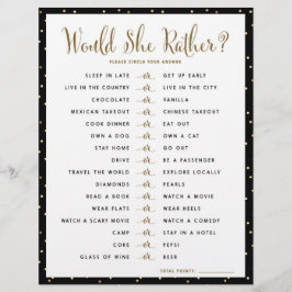 Bruidsfeest spel | Zou Zij Liever Hebben