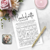 Bruidsfeest Spelletjes Bachelorette Bingo Kaart