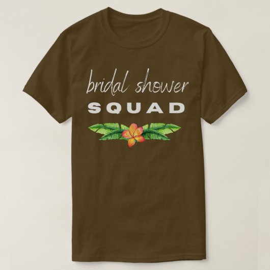 Bruidsfeest SQUAD Grappig Bachelorette Weekend Bru T-shirt (Design voorkant)