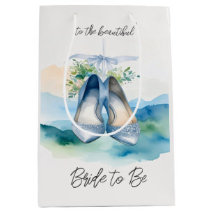 Bruidsfeest Stiletto Schoenen Bruid in wording Medium Cadeauzakje