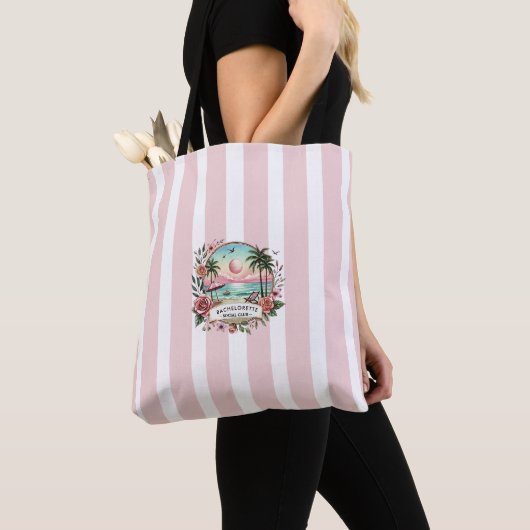 Bruidsfeest Strand Thema Club Tote Bag (Dichtbij)