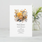 Bruidsfeest Sundial Bloemen Kaart (Staand voorkant)