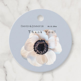 Bruidsfeest Tag met Bloemen Bedankjes Labels