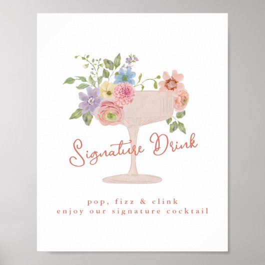 Bruidsfeest Teken voor Speciale Drank 'Liefde in B Poster (Voorkant)