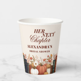 Bruidsfeest Thema Herfst Boek Bruidstuintje Papieren Bekers