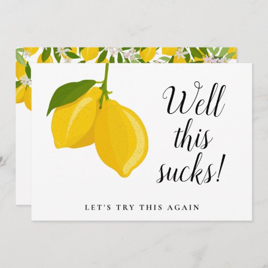 Bruidsfeest Uitgesteld Geannuleerd Modern Schrift Save The Date (Voorkant / Achterkant)