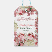 Bruidsfeest Uitnodiging Bloem Tuin Cadeaulabel (Voorkant)