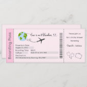 Bruidsfeest uitnodiging, Bruid tot Bruid uitnodigi Kaart (Voorkant / Achterkant)