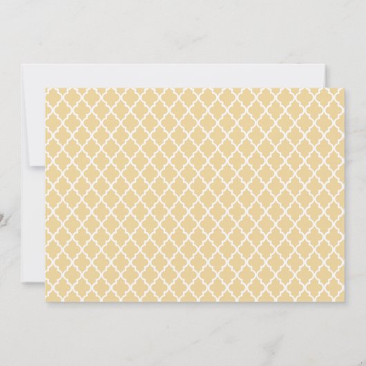 Bruidsfeest Uitnodiging, Elegante Trouwjurk Kaart (Achterkant)