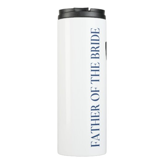 Bruidsfeest Vader van de bruid Thermosbeker (Achterkant)