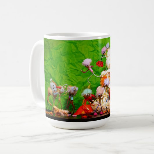 Bruidsfeest van de Fubby's. Koffiemok (Voorkant links)