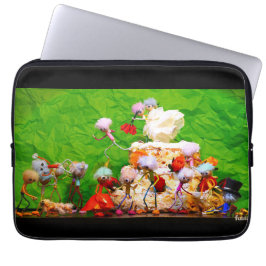 Bruidsfeest van de Fubby's. Laptop Sleeve