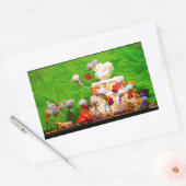 Bruidsfeest van de Fubby's. Rechthoekige Sticker (Envelop)