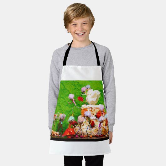 Bruidsfeest van de Fubby's. Schort (Gedragen)