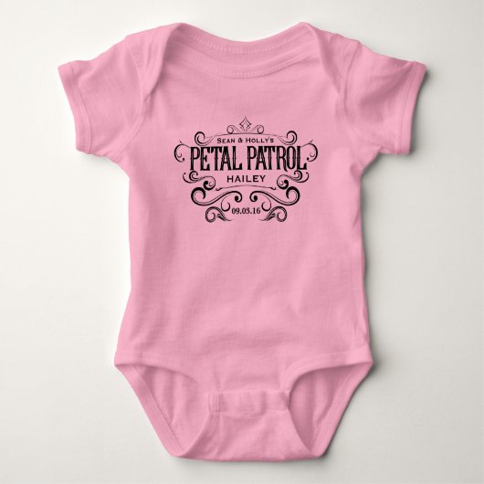 Bruidsfeest van de Petal Patrol Wedding Romper (Voorkant)