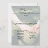 Bruidsfeest viering kaart (Achterkant)