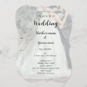 Bruidsfeest viering kaart (Voorkant / Achterkant)