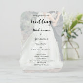 Bruidsfeest viering kaart (Staand voorkant)