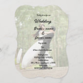 Bruidsfeest viering kaart (Voorkant / Achterkant)