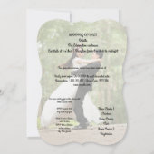 Bruidsfeest viering kaart (Achterkant)