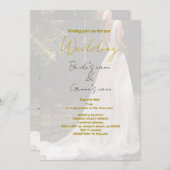 Bruidsfeest viering kaart (Voorkant / Achterkant)
