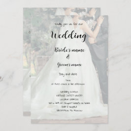 Bruidsfeest viering kaart