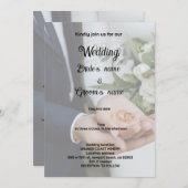 Bruidsfeest viering kaart (Voorkant / Achterkant)