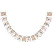 Bruidsfeest vlaggenlijn met bloemen vlaggetjes (Alle)