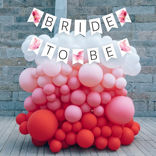 Bruidsfeest Vlindergarland Banner