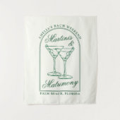 Bruidsfeest Weekend Wandkleed (Voorkant)