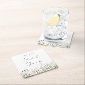 Bruidsfeest wildbloemen kartonnen onderzetters (Insitu)