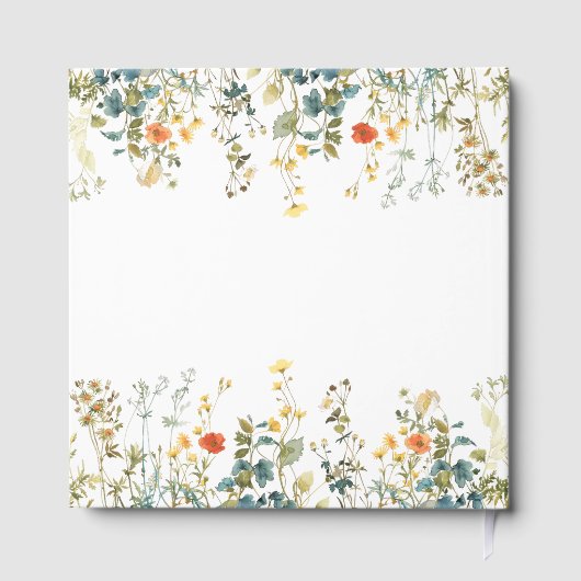 Bruidsfeest Wildflower Gastenboek (Achterkant)