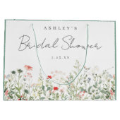 Bruidsfeest Wildflower Groot Cadeauzakje (Achterkant)