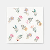 Bruidsfeest 'Wildflower Love in Bloom' Servet (Voorkant)