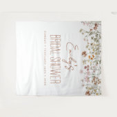 Bruidsfeest Wildflower Tuin In Bloei Wandkleed (Voorkant (horizontaal))