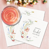 Bruidsfeest Wildflowers Servet