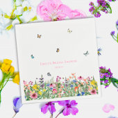 Bruidsfeest Wildflowers & Vlinders  Servet