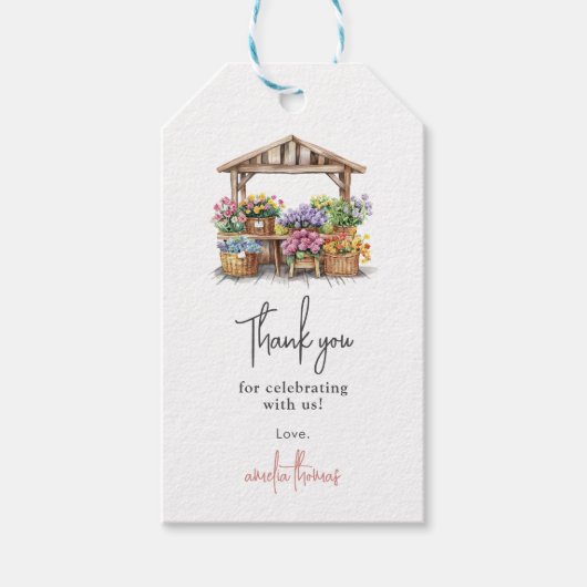 Bruidsfeest 'Ze is getrouwd' Cadeaulabel (Voorkant)