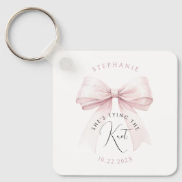 Bruidsfeest "Ze Knoopt de Knoop" Sleutelhanger