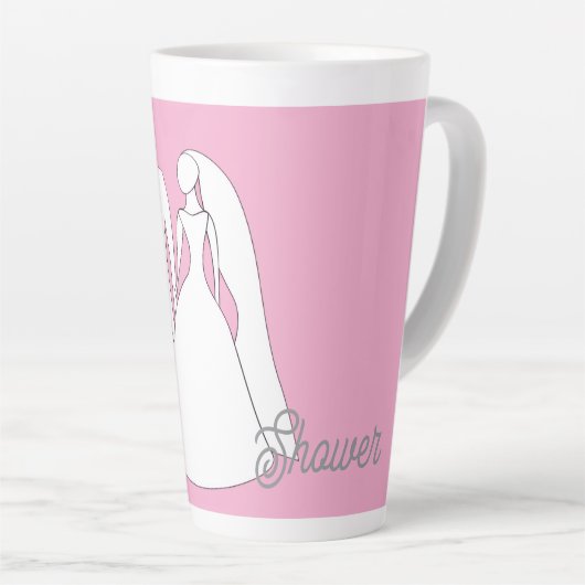 Bruidsfeestbeker Latte Mok (Rechterhoek)