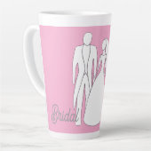Bruidsfeestbeker Latte Mok (Linkerhoek)