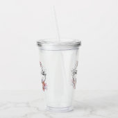 Bruidsfeestcadeau Moeder van de bruid op maat make Acryl Drinkbeker (Links)