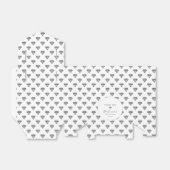 Bruidsfeestcadeautje doos 'Black Diamond' Bedankdoosjes (Uitgevouwen)