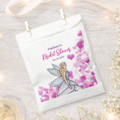 Bruidsfeestfeeprinses Roze Harten Mode P Bedankzakje (Geknipt)
