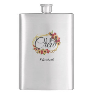 Bruidsfeestgeschenken, I Do Crew, Zonnebloemen, Ro Flacon