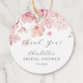 Bruidsfeestje Kersenbloesem Delight Bedankjes Labels (Achterkant)