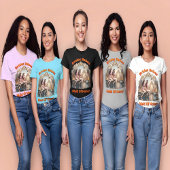 Bruidsfeestje met de meisjes in stijl t-shirt