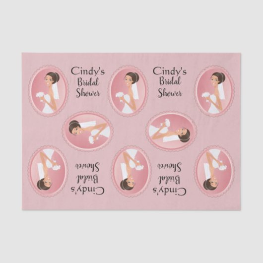 Bruidsfeestje Tissuepapier (Voorkant)