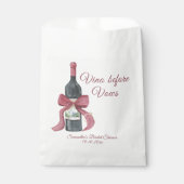 Bruidsfeestje 'Vino before vows' Bedankzakje (Voorkant)